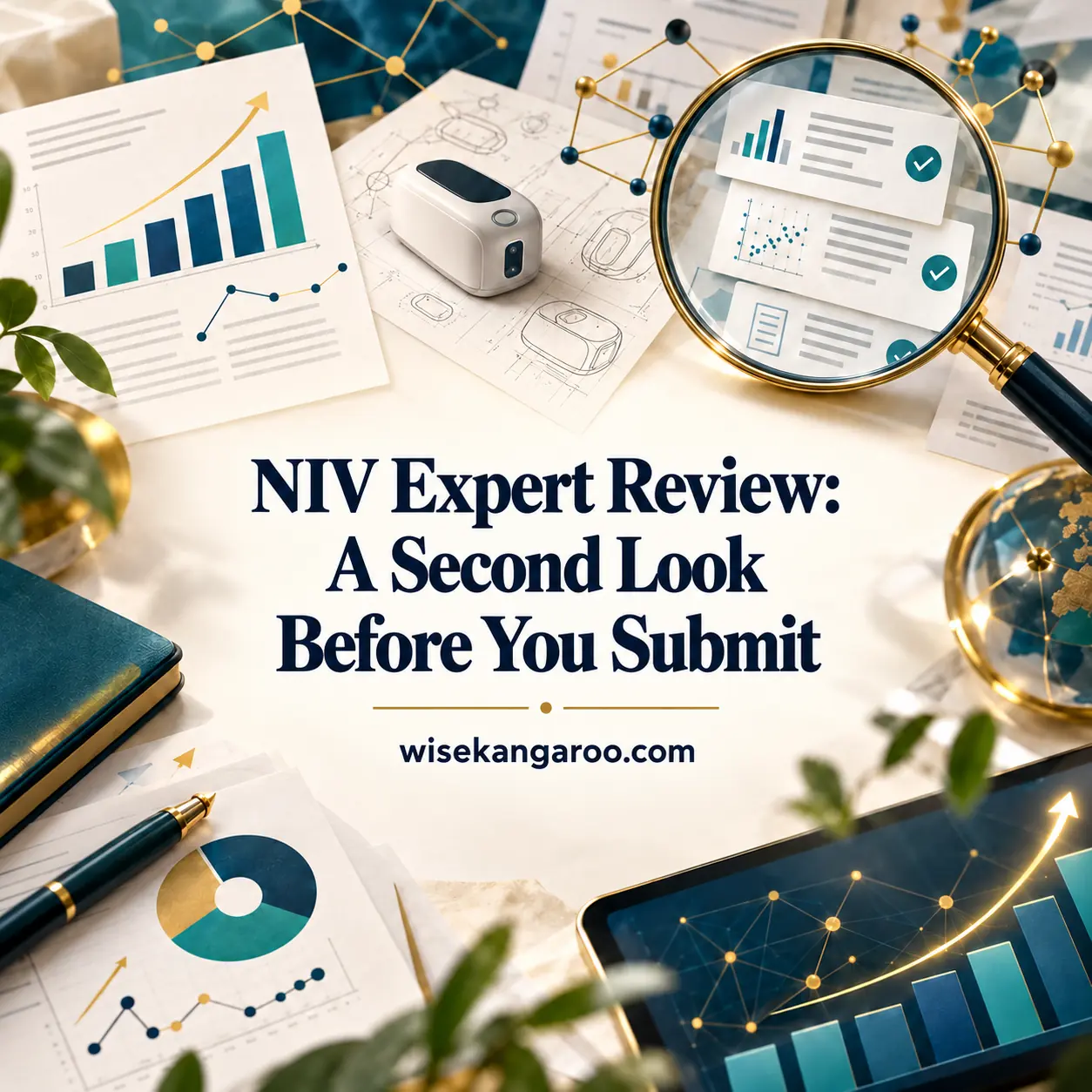 Editorial innovation graphic connects achievement claims to evidence under the NIV expert review title.